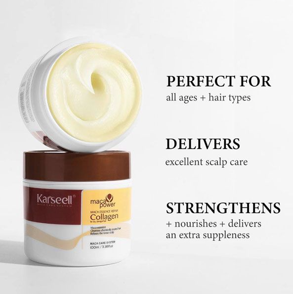 Karseell Collagen Hair Mask Maca Formula 500ML Tub