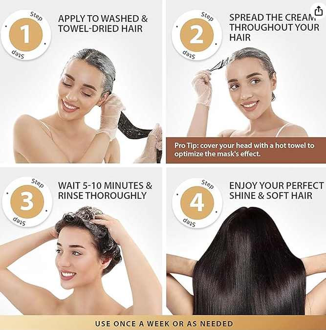Karseell Collagen Hair Mask Maca Formula 500ML Tub
