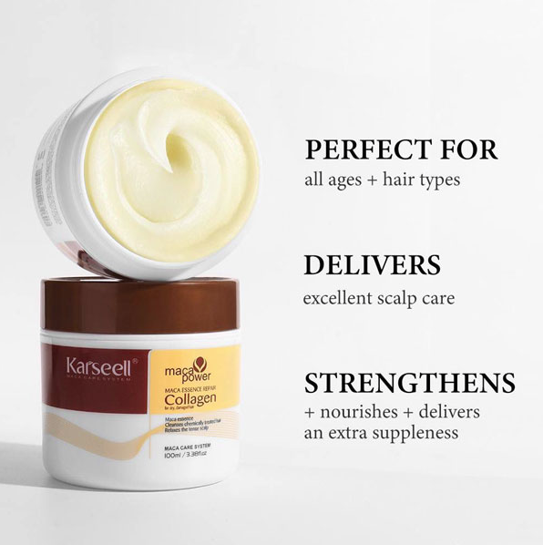 Karseell Collagen Hair Mask Maca Formula 100ML Tub